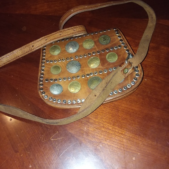 four winds handmade leather satchel   from morocco - Picture 1 of 3
